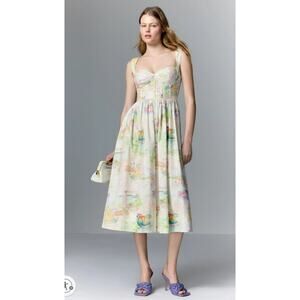 YUMI KIM Brigette Floral Linen Dress